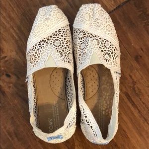 TOMS Cream lace